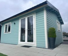 Ecohome Log Cabins 1 Bed A 5.8m x 5m Modular Home
