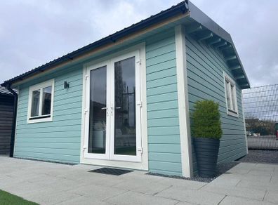 Ecohome Log Cabins 1 Bed A 5.8m x 5m Modular Home