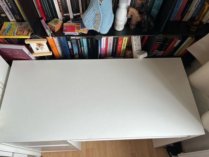 White desk