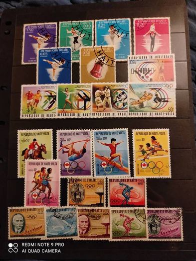 Stamps page 805 Haiti sport