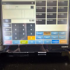Casio touchscreen POS cash register