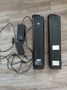 2 Ebike batteries and 2 chargers
