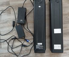 2 Ebike batteries and 2 chargers