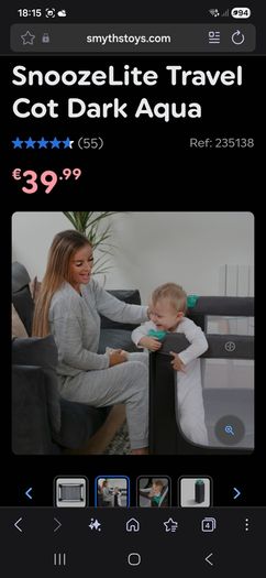 Miniuno Travel Cot