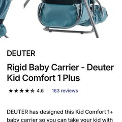 baby carrier for hiking/ long walks