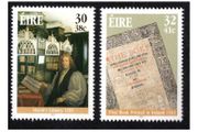 2001 Ireland Literary Anniversaries Commemorative Stamps Mint Never Hinged (MNH)