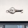 Vintage Sterling Silver 21st birthday Lucky Key Charm Image 9