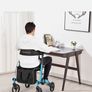New can post Folding Aluminium Mobility Aid Rollator Walker with 4 Wheels Image 3