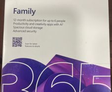 Microsoft 365 Family 12 Month Subscription Up To 6 People Unused