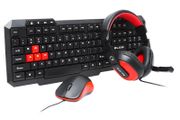 New Set PC Multimedia Gaming USB Keyboard + Mouse + 3.5mm Jack Headphones #1102