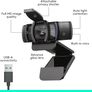 HD Pro Webcam, Full HD 1080p/30fps Video Calling, Clear Stereo Audio, HD Light Correction, Privacy Shutter, Streaming, Works With Skype,Zoom,FaceTime, PC/Mac/Laptop/Tablet/XBox - Black Image 5
