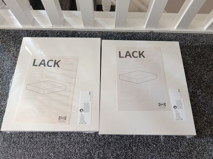 IKEA LACK shelves x 2 in original packaging