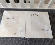 IKEA LACK shelves x 2 in original packaging
