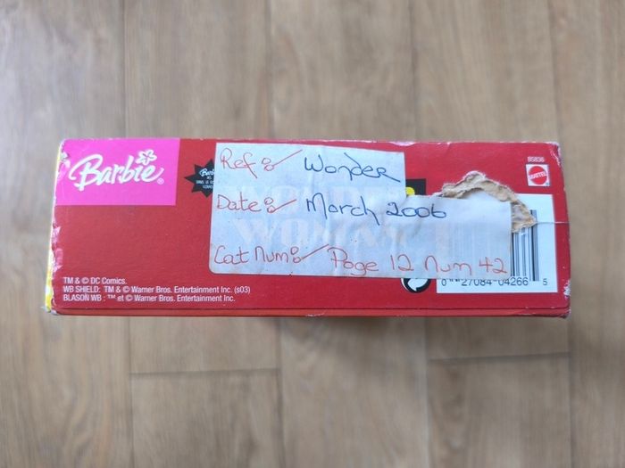 Barbie doll Wonder Woman vintage new box