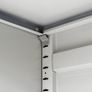 Office Cabinet 90x40x140cm Steel Grey Image 3