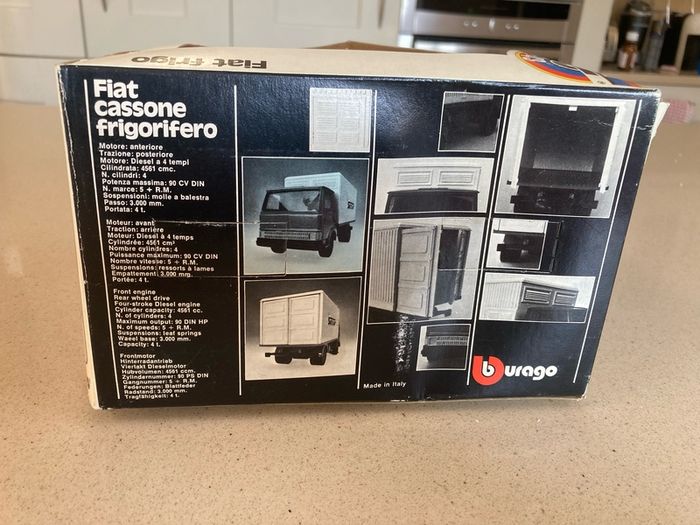 Fiat 50 NC Refrigeration truck 1981 scale 1:43 rare
