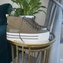 Ladies Khaki Green & White Retro Trainers from Stradivarius Size UK 5 / EU 38 Image 4