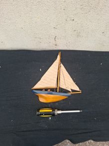 boat wood decor postage possible