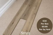 New 8mm Laminate Click Flooring With Underlay