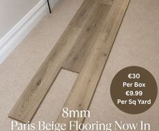 New 8mm Laminate Click Flooring With Underlay