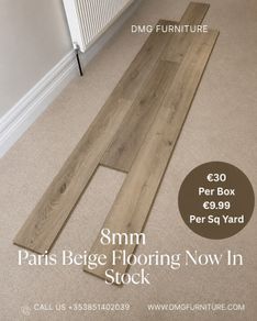 New 8mm Laminate Click Flooring With Underlay