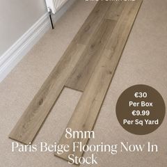New 8mm Laminate Click Flooring With Underlay