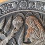 Vintage Persian pewter and brass plates Image 10