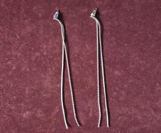 Drop earrings 12cm