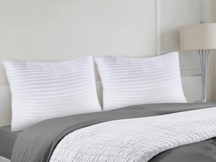 NEW SALE | Pack of 2, Hotel Quality Pillows for Sleeping, Bed Pillows for Back, Stomach or Side Sleepers (Standard Size, White)