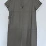 Zara Woman natural leather dress Image 4