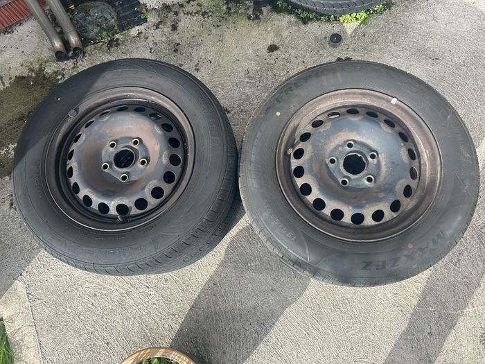 5x112 steelies R15's