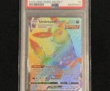 Umbreon VMAX (Secret) 214/203 SWSH07: Evolving Skies Holo
