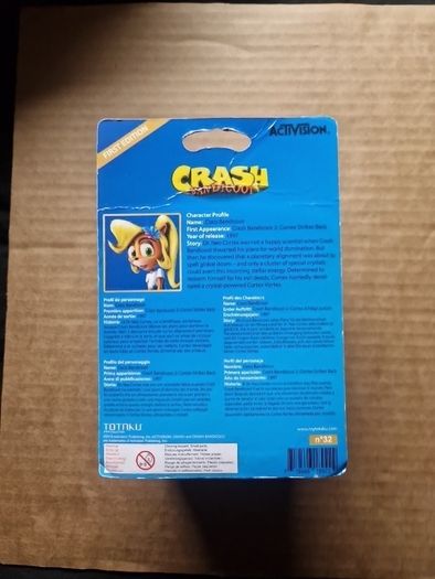 First Edition Crash Bandicoot Collectable Totaku