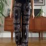Sandro 100% silk palazzo trousers Image 4