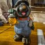 Rare Item: Vintage Collectable Mole Garden Statue Image 8