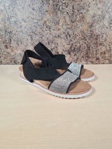 womens SKECHERS BOB's Desert kiss twinkle wedge sandals Size UK 3 EU 36