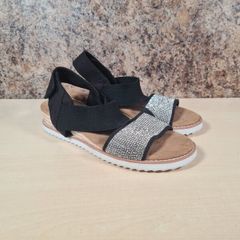 womens SKECHERS BOB's Desert kiss twinkle wedge sandals Size UK 3 EU 36