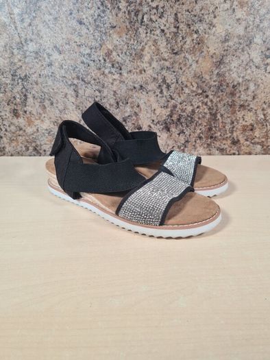 womens SKECHERS BOB's Desert kiss twinkle wedge sandals Size UK 3 EU 36