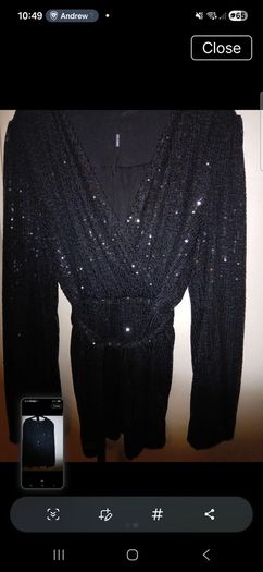 sequin top