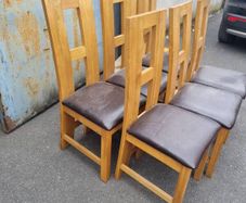 table and six chairs