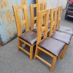 table and six chairs