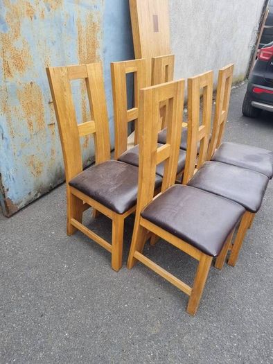 table and six chairs