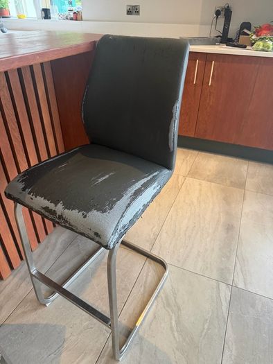 table, chairs and bar stools