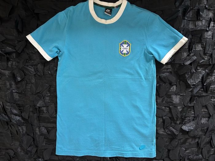 Brazil Pele 1970 retro tribute away jersey shirt World Cup 1970 Nike 10 football