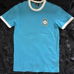 Brazil Pele 1970 retro tribute away jersey shirt World Cup 1970 Nike 10 football