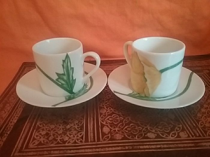 SIA Poppy Coffee Cups & Saucers
