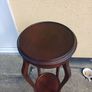 Large Vintage Mahogany Plant Stand Image 4