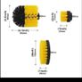 3 Pcs Drill Brush Attatchment Set Image 3
