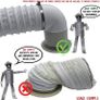 PVC Flexible Hose 125mm - 5 inch Universal Tumble Drier, Cooker Hood, Extractor Fan, Air Conditioner Hose - 3 Metre Length Image 3
