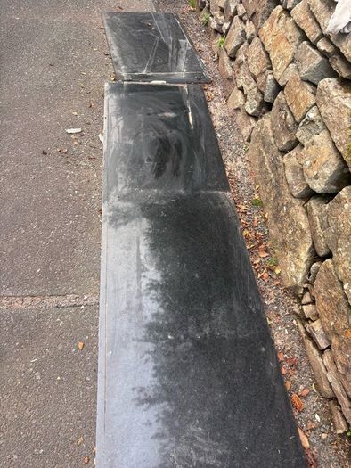 Black stone countertop